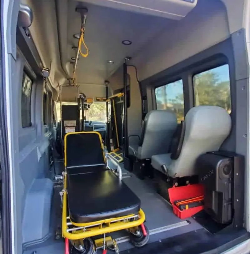 Nature Coast Medical Van Inside